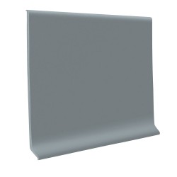 | Flexco Medium Gray 4.5-in x 48-in Vinyl Floor Base - VR37265