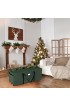 Holiday Storage| Hastings Home 21.75-in W x 24.5-in H Green Rolling Christmas Tree Storage Bag (For Tree Heights 6-ft-9-ft) - CT50190
