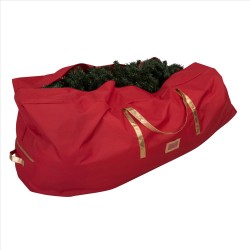 Holiday Storage| Simplify 9.84-in W x 16.93-in H Red Collapsible Christmas Tree Storage Bag (For Tree Heights 5.1-ft-6-ft) - BC77310