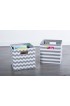Storage Bins & Baskets| DII 12.9-in W x 12.9-in H x 12.9-in D Gray Polyester Collapsible Stackable Bin - LB46386