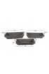 Storage Bins & Baskets| Grayson Lane 19-in W x 3.5-in H x 12-in D Grey Water Hyacinth Tray - RP91018