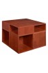 Storage Bins & Baskets| Niche 8-Pack Cubo 26-in W x 39-in H x 13-in D Cherry Wood Collapsible Stackable Bin - OZ82670