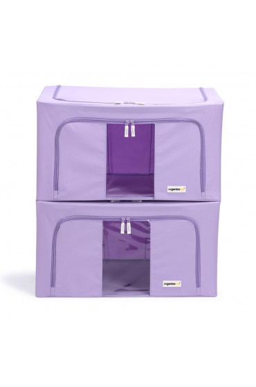Storage Bins & Baskets| Organizeme 2-Pack 15.7-in W x 13-in H x 19.6-in D Fabric Collapsible Stackable Bin - JF13580