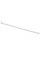 Closet Rods| Design House 120-in L x 1-in H Extendable White Metal Closet Rod with Hardware - DY22035