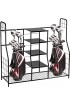 Clothing Storage & Accessories| Home it USA Black Steel Luggage Rack - SM73217