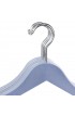 Hangers| Elama 20-Pack Plastic Non-slip Grip Clothing Hanger (Blue) - XK74447