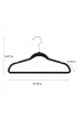 Hangers| Simplify 25-Pack Velvet Clothing Hanger (Black) - QF37760