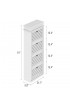 Shoe Storage| FUFU&GAGA 4-Tier Shoes Cabinet - BA40931