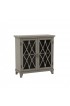 Shoe Storage| Furniture of America Buttercup Gray 2-Shelf Accent Cabinet - XO24356