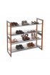 Shoe Storage| NEU Home Wooden Stackable Shoe Rack - UQ96481