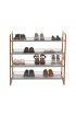 Shoe Storage| NEU Home Wooden Stackable Shoe Rack - UQ96481