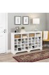 Shoe Storage| Prepac 60-in Shoe Cubby Console, White - DX94522
