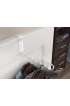 Wire Closet Organizers| ClosetMaid 1.5-in x 6.25-in x 11.75-in White Wire Valet Rod - LM77653