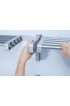 Wire Closet Organizers| EZ Shelf One End Bracket for EZ Shelf Expandable Closet Shelf and Rod - Silver - For Joining Units Together for Longer Shelves, Making Corners, and Mounting to Back Wall - PY38159