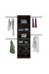 Wood Closet Organizers| Ameriwood Home SystemBuild Rochon Closet Storage System, Espresso - NP41056