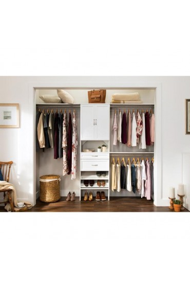 Wood Closet Organizers| ClosetMaid ClosetMaid Brightwood 5-ft to 10-ft W Closet Collection - XL86353