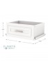 Wood Closet Organizers| Closets by Liberty 14.8819-in x 8.7402-in x 20.6693-in Classic White Drawer Unit - WS31616