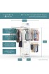 Wood Closet Organizers| Closets by Liberty 48-in to 92-in Closet Drawer Tower with Rod Extensions - VW09833