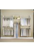 Wood Closet Organizers| Easy Track 8-ft W x 7-ft H White Wood Closet Kit - WI07119