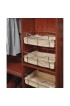 Wood Closet Organizers| Rev-A-Shelf Closet Accessories 24-in x 11-in x 14-in Tan Hamper Basket Liner - XC06249