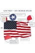 Flags & Banners| Anley American US Flag Heavy Duty Nylon 6-ft W x 4-ft H American Embroidered Flag - AK57049