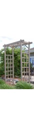 Garden Arbors & Trellises| DuraTrel 4.75-ft W x 7-ft H Mocha Garden Arbor - EJ90623
