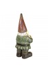 Garden Statues & Sculptures| Design Toscano 45.5-in H x 19-in W Gnome Garden Statue - AA57044