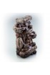Outdoor Fountains| Alpine Corporation 52-in H Resin Tiered Fountain Outdoor Fountain - GL69497