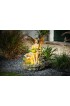 Outdoor Fountains| Luxen Home Resin Fairy Garden Outdoor Fountain with LED Light - SB39964