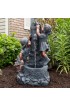 Outdoor Fountains| Nature Spring Fountains 28-in H Resin Fountain Statue Outdoor Fountain - UF11835