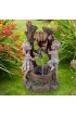 Outdoor Fountains| Nature Spring Fountains 30-in H Resin Fountain Statue Outdoor Fountain - UI76290
