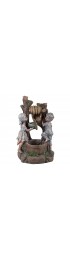 Outdoor Fountains| Nature Spring Fountains 30-in H Resin Fountain Statue Outdoor Fountain - UI76290