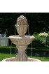 Outdoor Fountains| Sunnydaze Decor 61-in H Resin Tiered Fountain Outdoor Fountain - UN84411