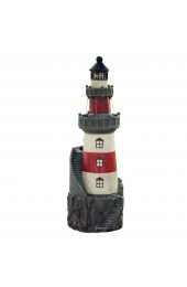 Outdoor Fountains| Teamson Home Light House 38.98-in H Resin Tiered Fountain Outdoor Fountain - EL04809