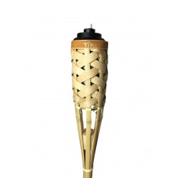 Outdoor Torches & Candles| TIKI 57-in Royal Sands Bamboo Citronella Garden Torch - KX86623