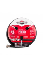 Garden Hoses| Briggs & Stratton Briggs and Stratton 5/8-in x 50-ft Heavy Kink Free Rubber Black Hose - IC99684