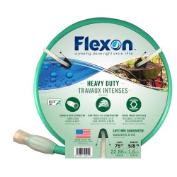 Garden Hoses| FLEXON Flexon 5/8 x 75ft Heavy Duty Garden Hose - ZM04599