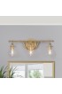 Vanity Lights| LNC Charm 3-Light Gold Modern/Contemporary Vanity Light Bar - BG01947