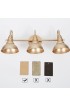 Vanity Lights| Uolfin 3-Light Gold Modern/Contemporary Vanity Light Bar - FA63287