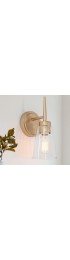 Vanity Lights| Uolfin Dover 1-Light 11-in H Gold Modern/Contemporary Vanity Light With Bell Glass Shade - RN18008