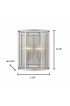 Wall Sconces| EGLO Verona 5.25-in W 1-Light Nickel Transitional Wall Sconce - ZM50387