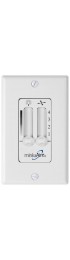 Ceiling Fan Accessories| Minka Aire 4-Speed Off-White Wall-Mount Ceiling Fan Remote Control - EB61196