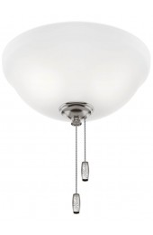 Ceiling Fan Parts| Hunter 3-Light Cased White LED Ceiling Fan Light Kit - AT18267
