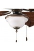 Ceiling Fan Parts| Progress Lighting Fan Light-Kit 2-Light Antique Bronze LED Ceiling Fan Light Kit ENERGY STAR - NX56737