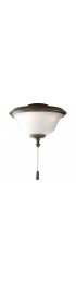 Ceiling Fan Parts| Progress Lighting Fan Light-Kit 2-Light Antique Bronze LED Ceiling Fan Light Kit ENERGY STAR - NX56737