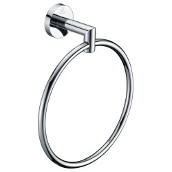 Towel Rings| ANZZI Caster 2 Polished Chrome Wall Mount Towel Ring - XB28184