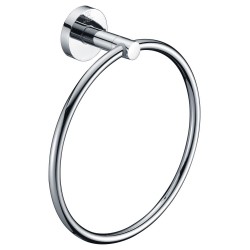 Towel Rings| ANZZI Caster Polished Chrome Wall Mount Towel Ring - JR85112
