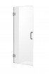 Shower Doors| ANZZI Fellow Series 24-in W x 72-in H Frameless Hinged Brushed Nickel Standard Shower Door (Clear Glass) - YQ10925