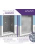 Shower Doors| ANZZI Leon 60-in W x 76-in H Frameless Sliding Brushed Nickel Alcove Shower Door (Clear Glass) - KN87526