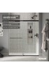Shower Doors| KOHLER Levity 18-1/2-in W x 74-in H Frameless Sliding Anodized Dark Bronze Soft Close Alcove Shower Door (Clear Glass) - VT98442